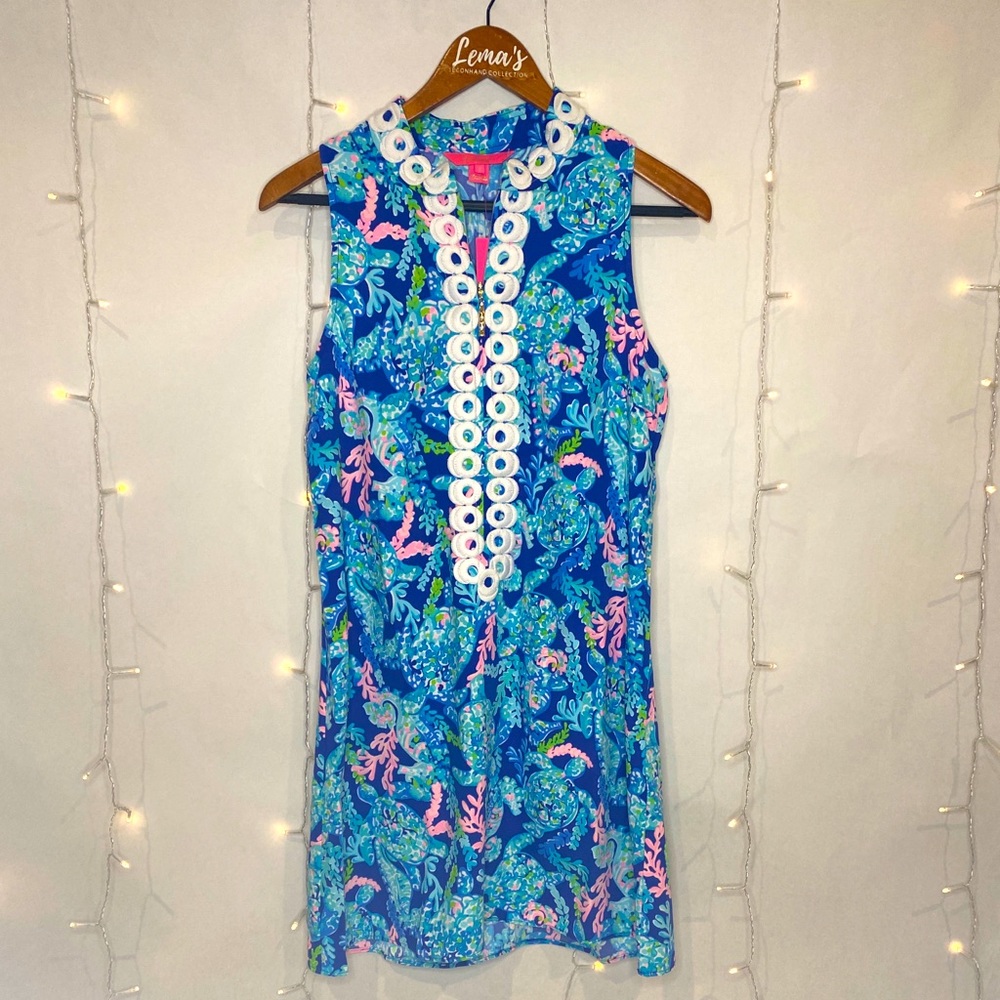 Lilly Pulitzer Jane Shift - Corsica Blue